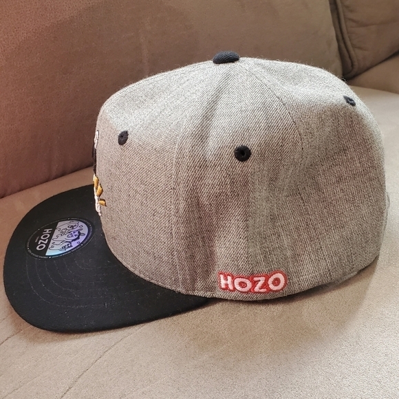 NWOT HOZO Cynical Rabbit Free Size Snapback In Gray - Picture 4 of 13